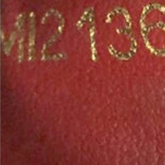 LOUIS VUITTON Monogram Portefeuille Sarah Retiro Long Bifold Wallet, Red - Picture 12 of 12
